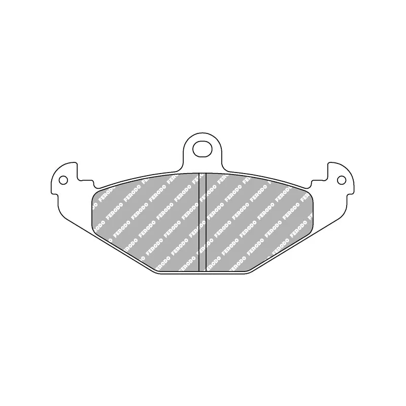 Jeu de 4 plaquettes de frein arrière FERODO RACING FCP1560R