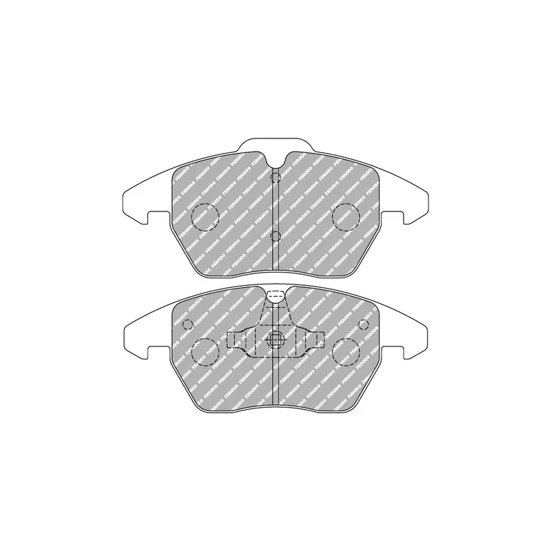 Jeu de 4 plaquettes de frein avant FERODO RACING FCP1641Z