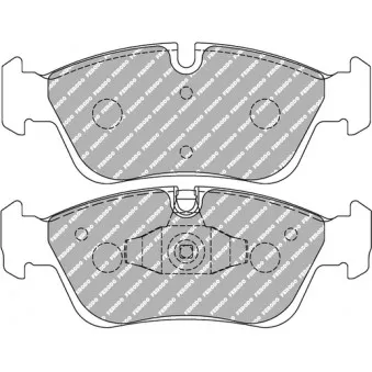 Jeu de 4 plaquettes de frein avant FERODO RACING FCP1751R