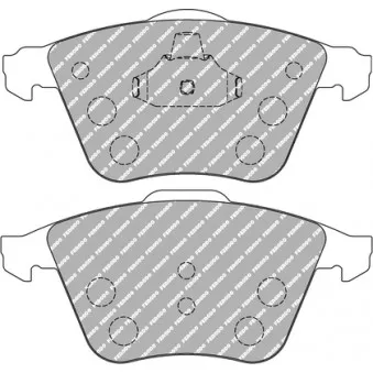 Jeu de 4 plaquettes de frein avant FERODO RACING FCP4223H