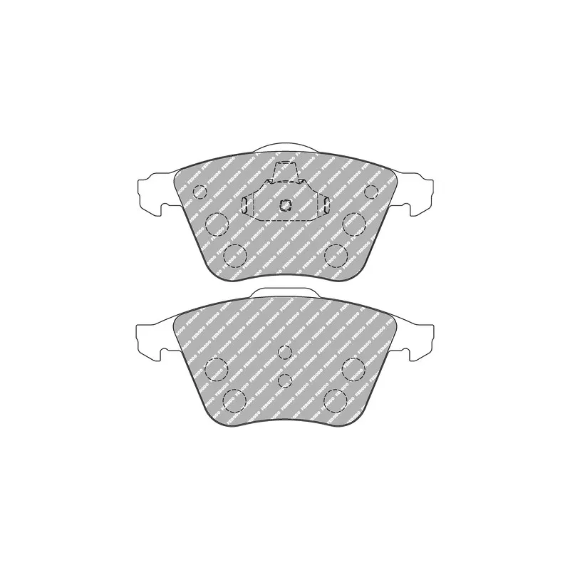 Jeu de 4 plaquettes de frein avant FERODO RACING FCP4223H