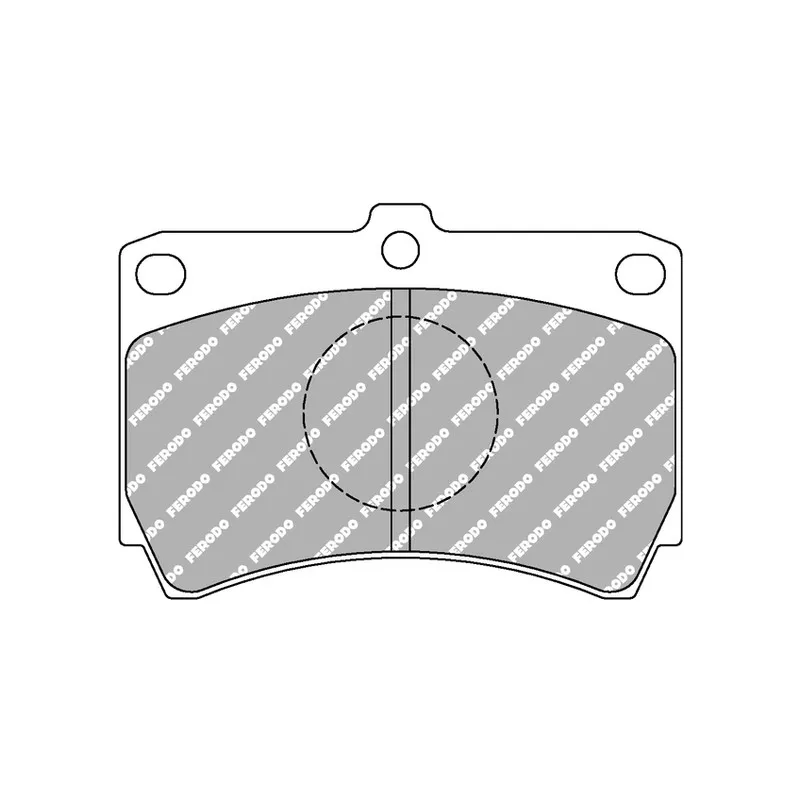 Jeu de 4 plaquettes de frein avant FERODO RACING FCP487H