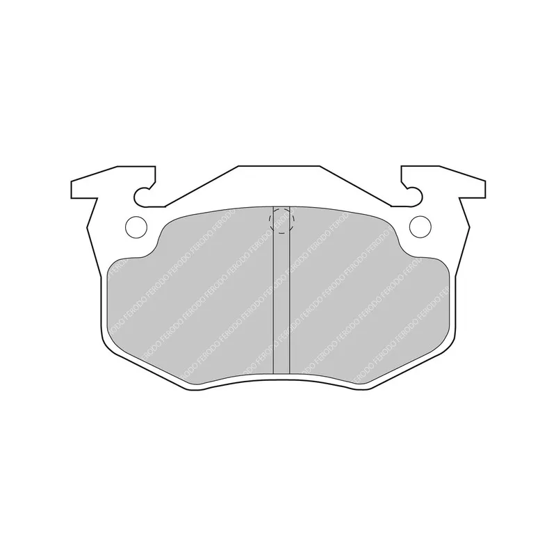Jeu de 4 plaquettes de frein arrière FERODO RACING FCP558C
