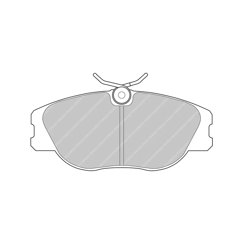 Jeu de 4 plaquettes de frein avant FERODO RACING FCP565R