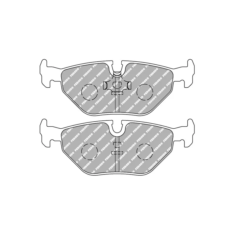 Jeu de 4 plaquettes de frein arrière FERODO RACING FCP578R