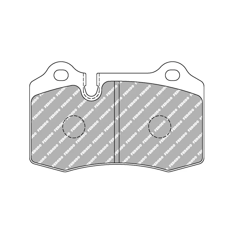 Jeu de 4 plaquettes de frein avant FERODO RACING FCP721W