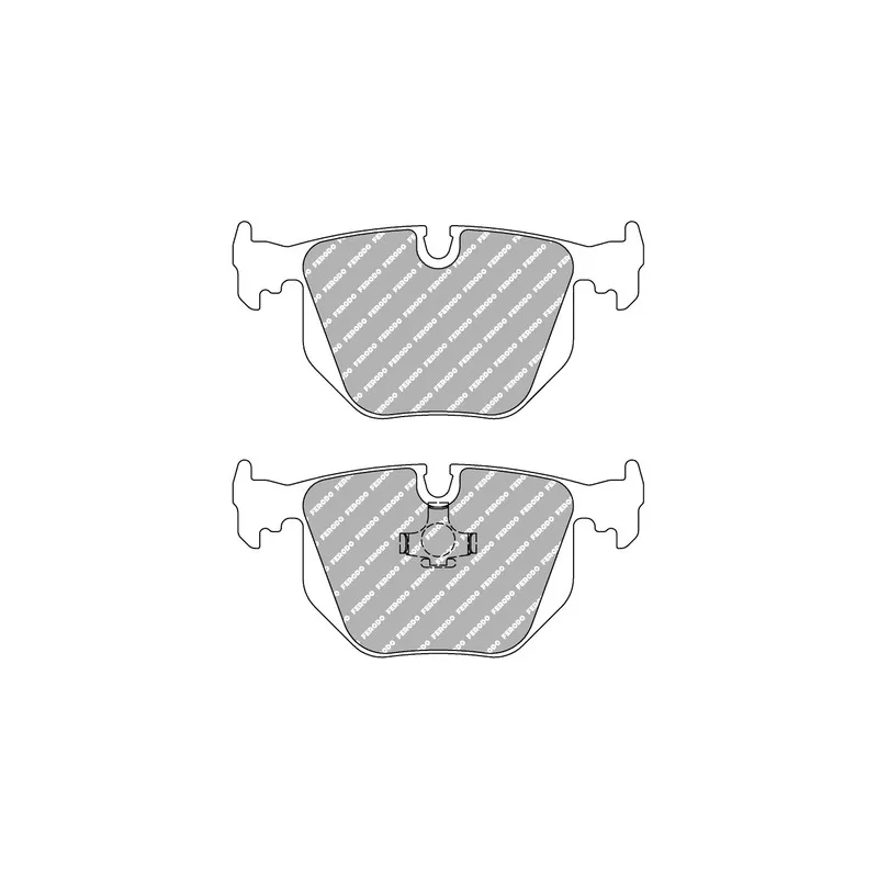 Jeu de 4 plaquettes de frein arrière FERODO RACING FDS857