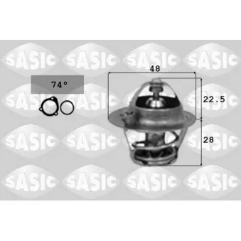 Thermostat d'eau SASIC 3306024