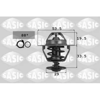 Thermostat d'eau SASIC 3306038