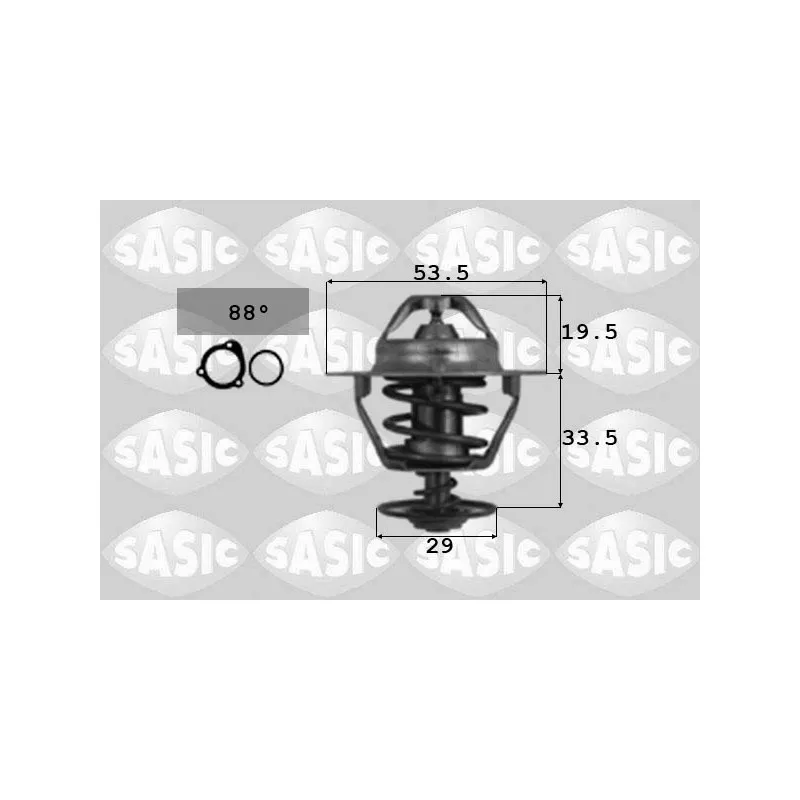 Thermostat d'eau SASIC 3306038