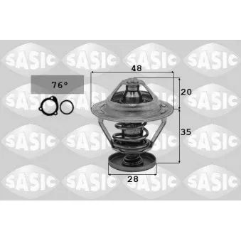 Thermostat d'eau SASIC 3306042