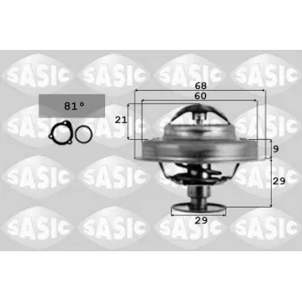 Thermostat d'eau SASIC 3371641