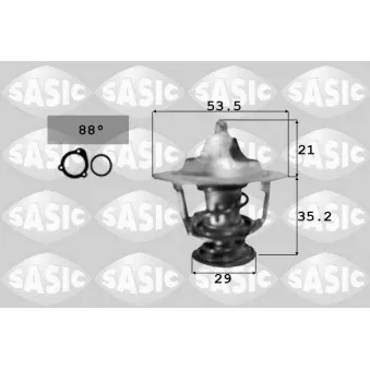 Thermostat d'eau SASIC 3381031