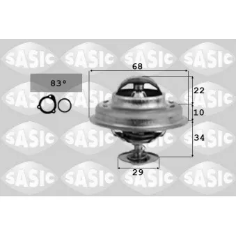 Thermostat d'eau SASIC 3381251