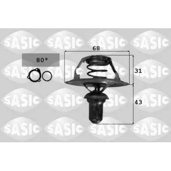 Thermostat d'eau SASIC 3381721