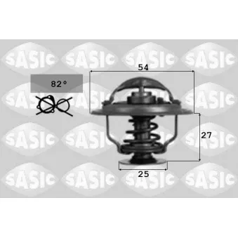 Thermostat d'eau SASIC 3381901