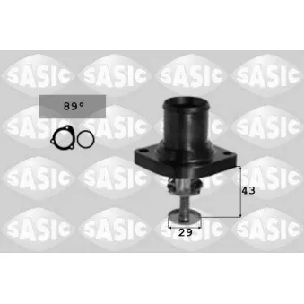 Thermostat d'eau SASIC 3381A01