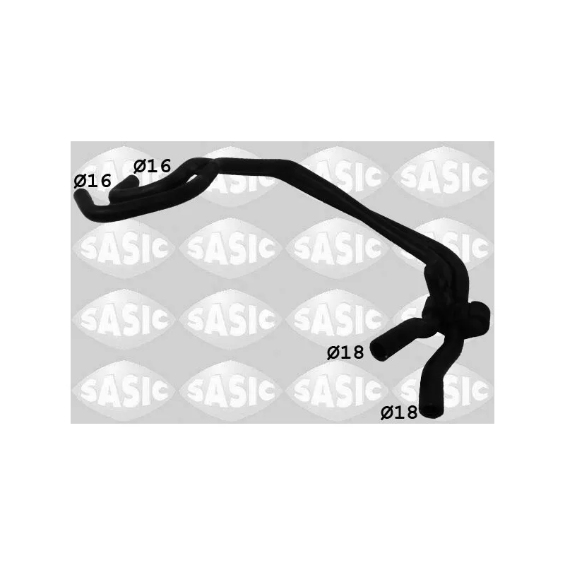 Durite de radiateur SASIC 3404072