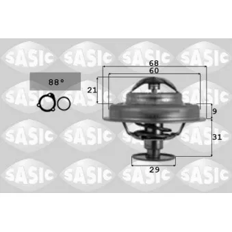 Thermostat d'eau SASIC