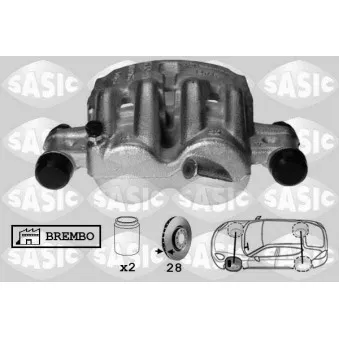 Étrier de frein avant gauche SASIC 6500062