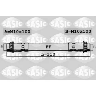 Flexible de frein SASIC 6604033