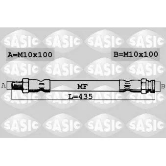 Flexible de frein SASIC 6606002