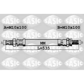 Flexible de frein SASIC 6606005