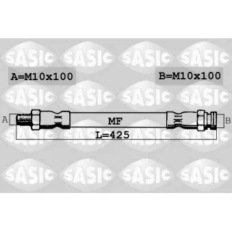 Flexible de frein SASIC 6606017