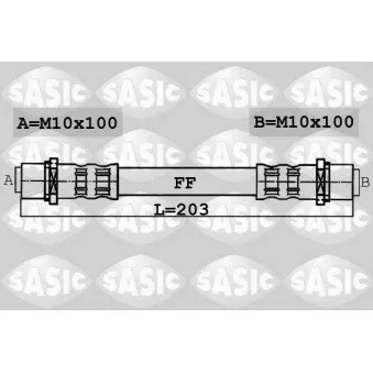 Flexible de frein SASIC 6606060