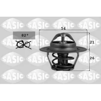 Thermostat d'eau SASIC 9000037