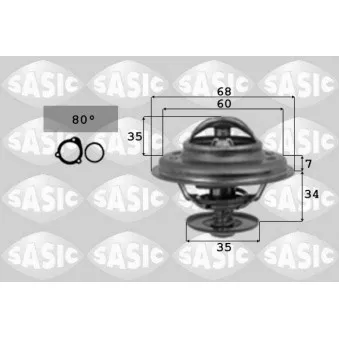 Thermostat d'eau SASIC 9000067