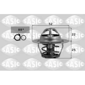 Thermostat d'eau SASIC 9000185