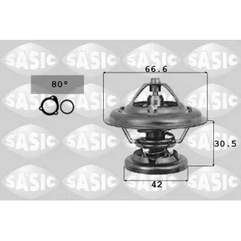 Thermostat d'eau SASIC 9000257