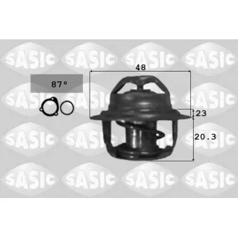 Thermostat d'eau SASIC 9000294