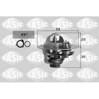 Thermostat d'eau SASIC 9000298