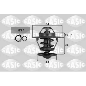 Thermostat d'eau SASIC 9000334