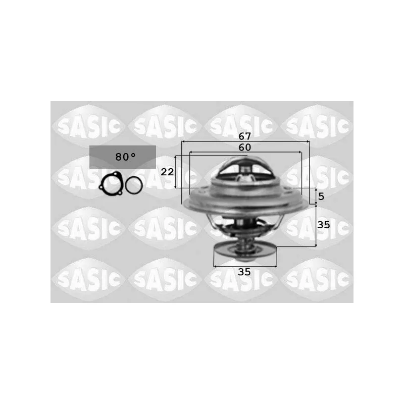 Thermostat d'eau SASIC 9000337