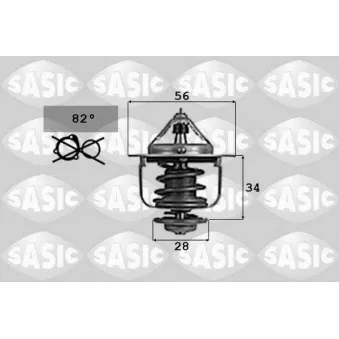 Thermostat d'eau SASIC 9000702