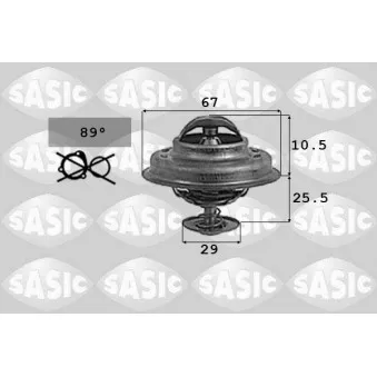 Thermostat d'eau SASIC 9000741