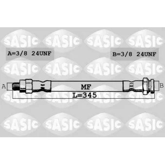 Flexible de frein SASIC SBH4072