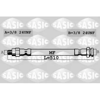 Flexible de frein SASIC SBH4087