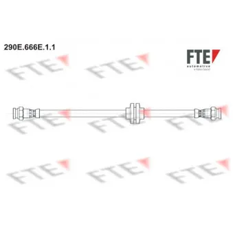 Flexible de frein FTE 290E.666E.1.1