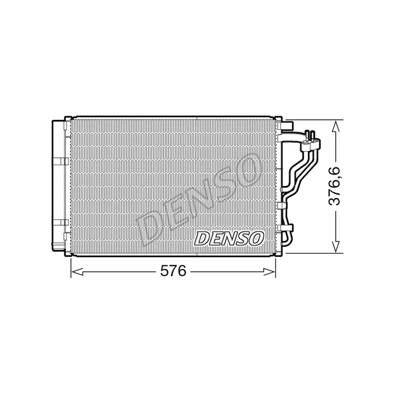 Condenseur, climatisation DENSO DCN43008