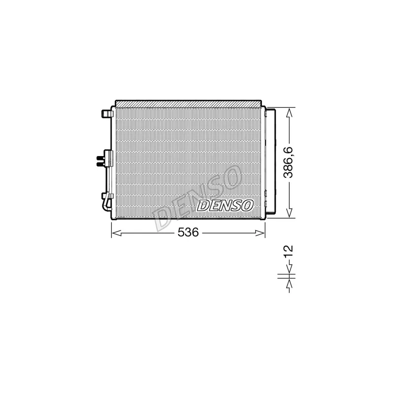 Condenseur, climatisation DENSO DCN43009