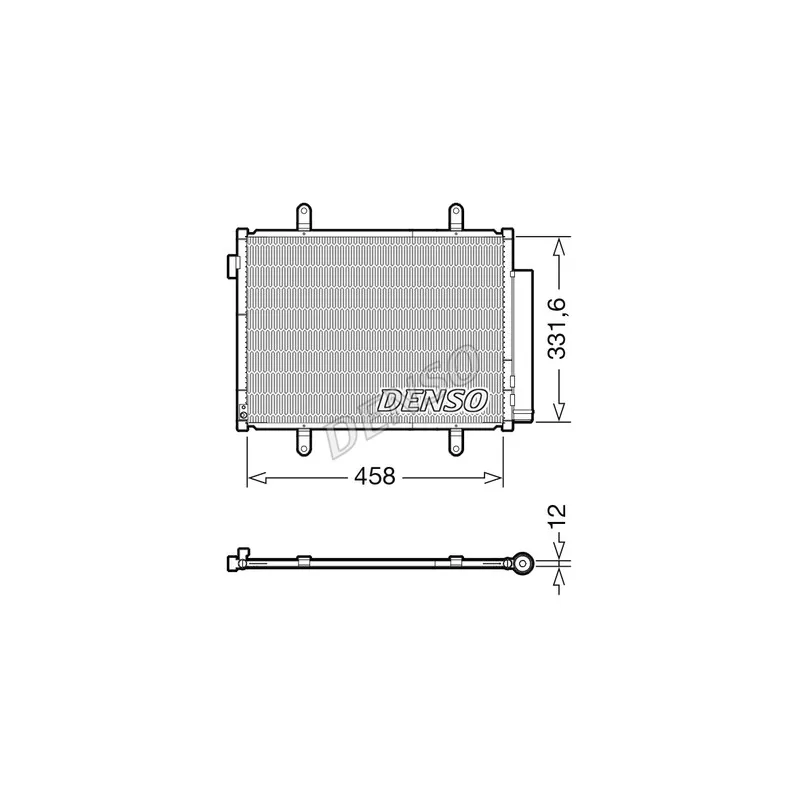 Condenseur, climatisation DENSO DCN47011