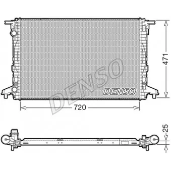 Radiateur, refroidissement du moteur DENSO