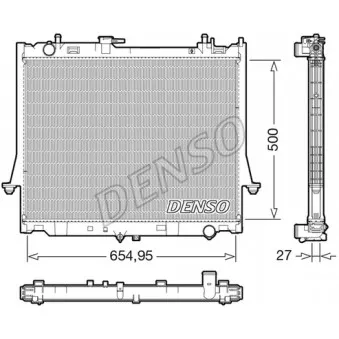 Radiateur, refroidissement du moteur DENSO