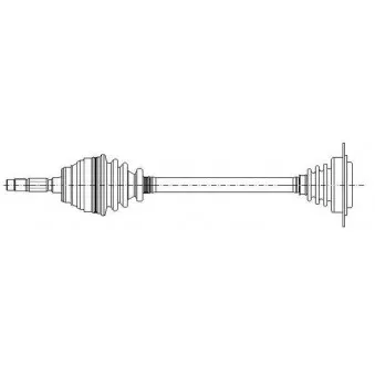 Arbre de transmission METELLI 17-0009