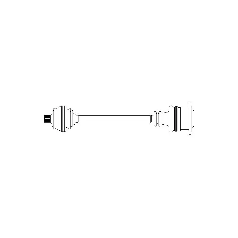 Arbre de transmission avant droit METELLI 17-0206