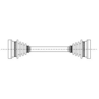 Arbre de transmission METELLI 17-0377